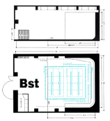 Bスタジオ見取り図