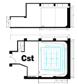 Cスタジオ見取り図